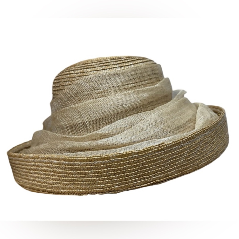 Vintage Laura Ashley Romantic Straw Hat